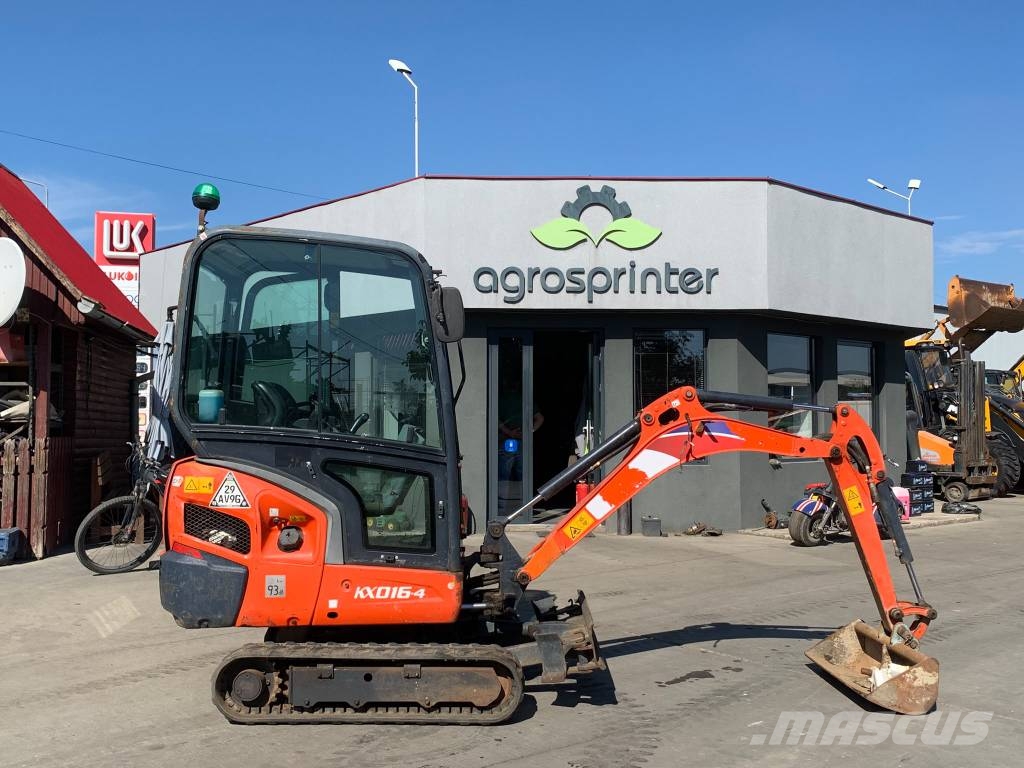 Kubota KX 016-4 Mini kotrók < 7t