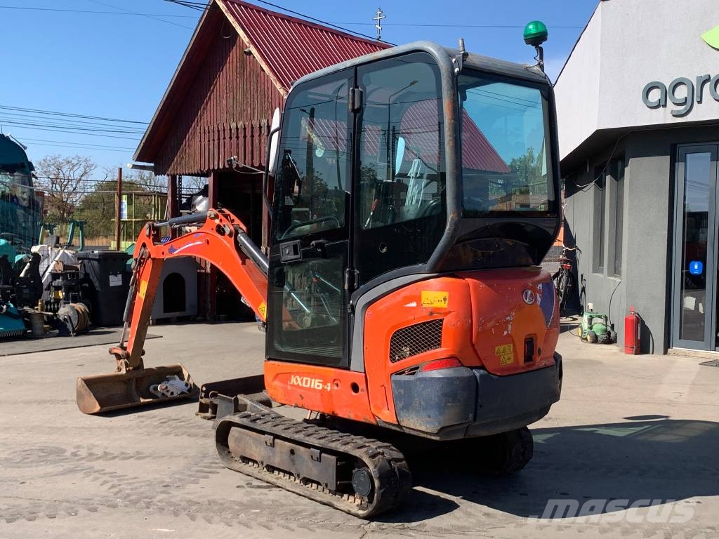 Kubota KX 016-4 Mini kotrók < 7t