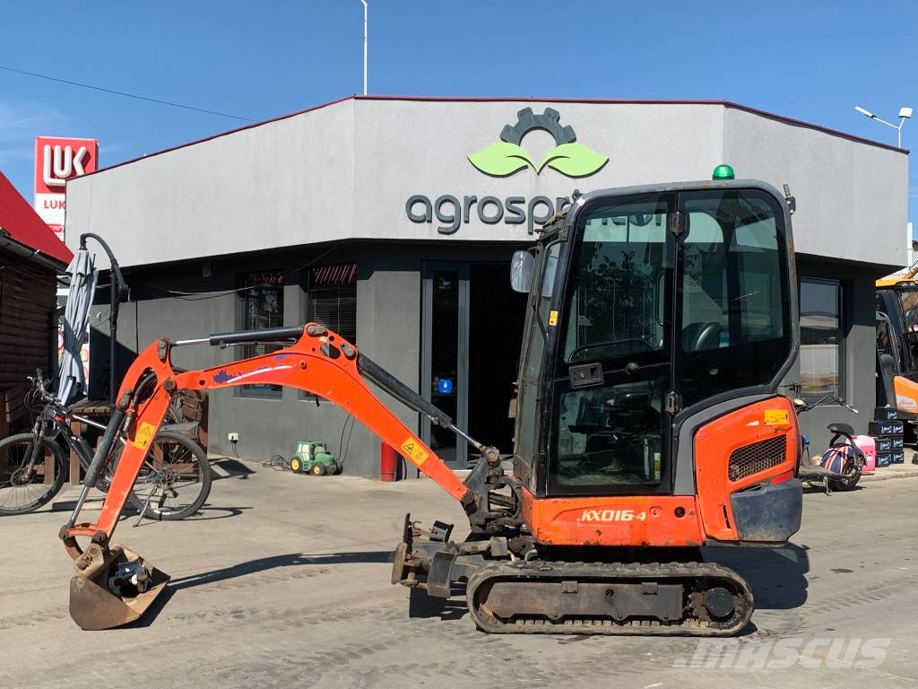 Kubota KX 016-4 Mini kotrók < 7t