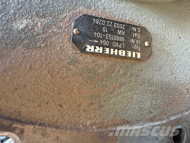 Liebherr A 900 ZW HYDRAULIC PARTS COMPLET Hydraulics