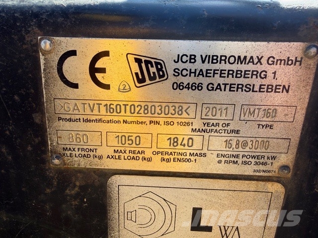 JCB VMT160 Twin drum rollers