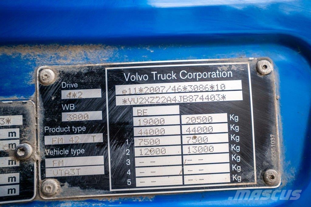 Volvo FM 420 + KIPHYDR. 트랙터 유닛
