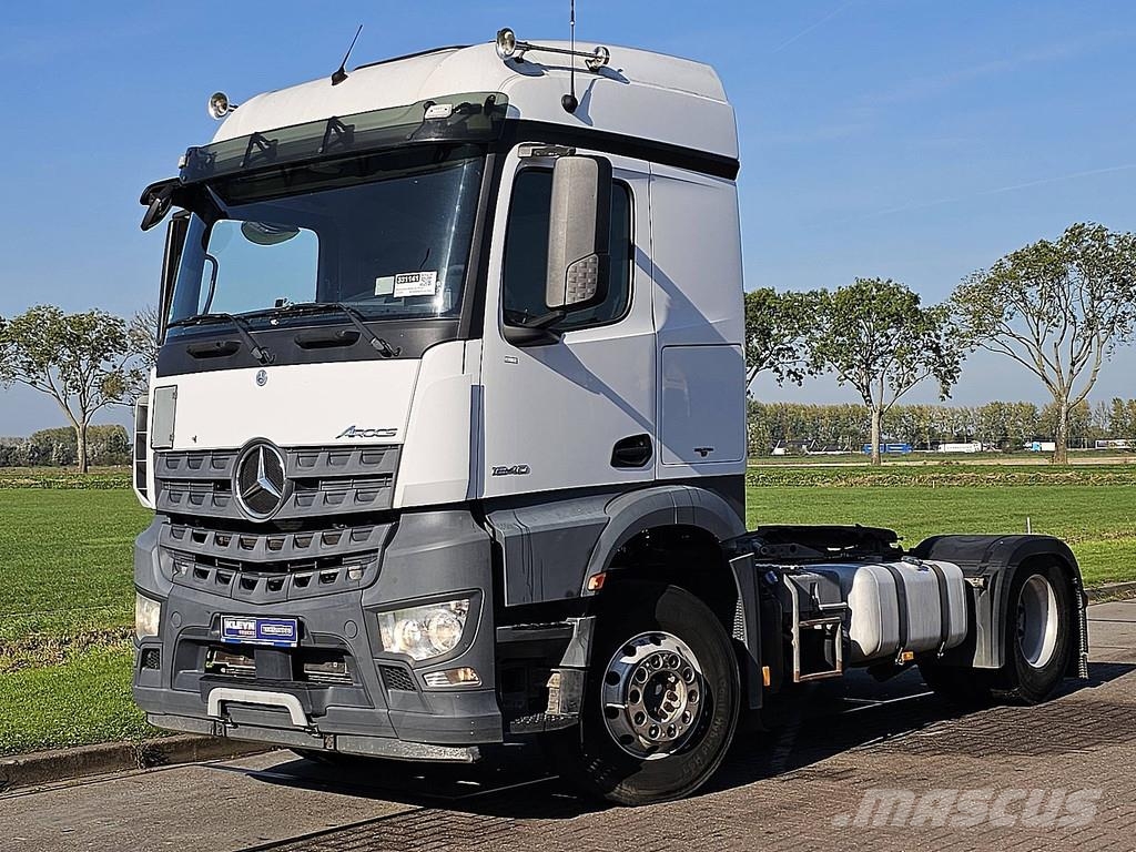 Mercedes-Benz ACTROS 1840 StreamSpace 230 German truck PTO+Hydra Тягачі