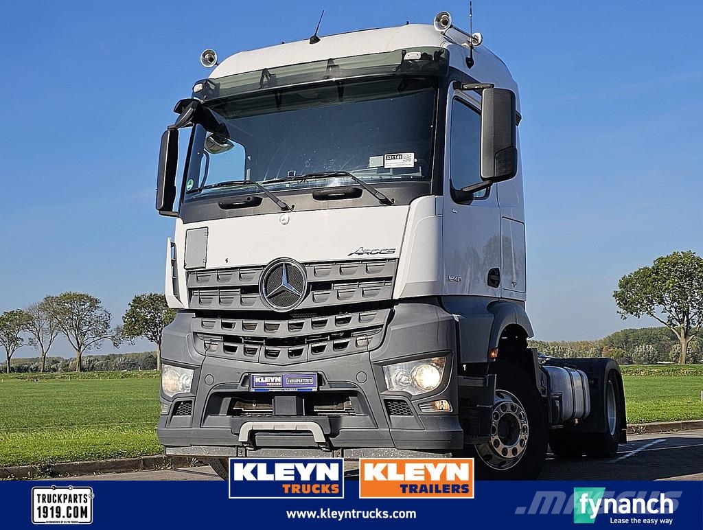 Mercedes-Benz ACTROS 1840 StreamSpace 230 German truck PTO+Hydra Тягачі
