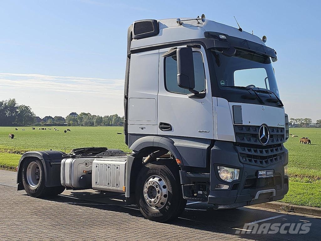 Mercedes-Benz ACTROS 1840 StreamSpace 230 German truck PTO+Hydra Тягачі