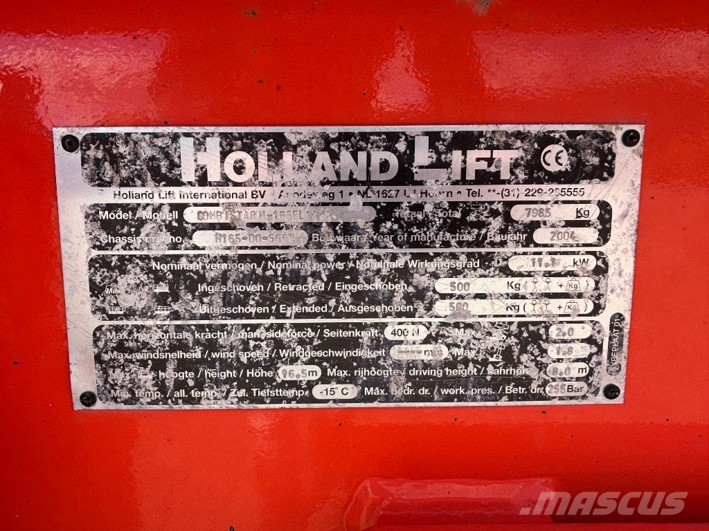 Holland Lift Combistar-165EL12 Šķerveida pacēlāji