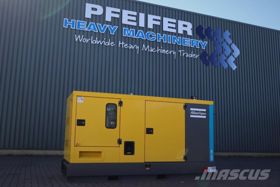 Atlas Copco QES 105 JD S3A ESF Valid inspection, Diesel, 105 k Дизельні генератори