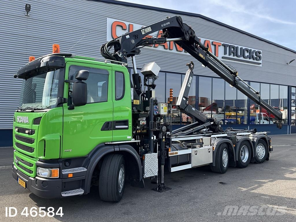 Scania G 440 8x2 Euro 6 Hiab 28 Tonmeter laadkraan, 2013, ANDELST