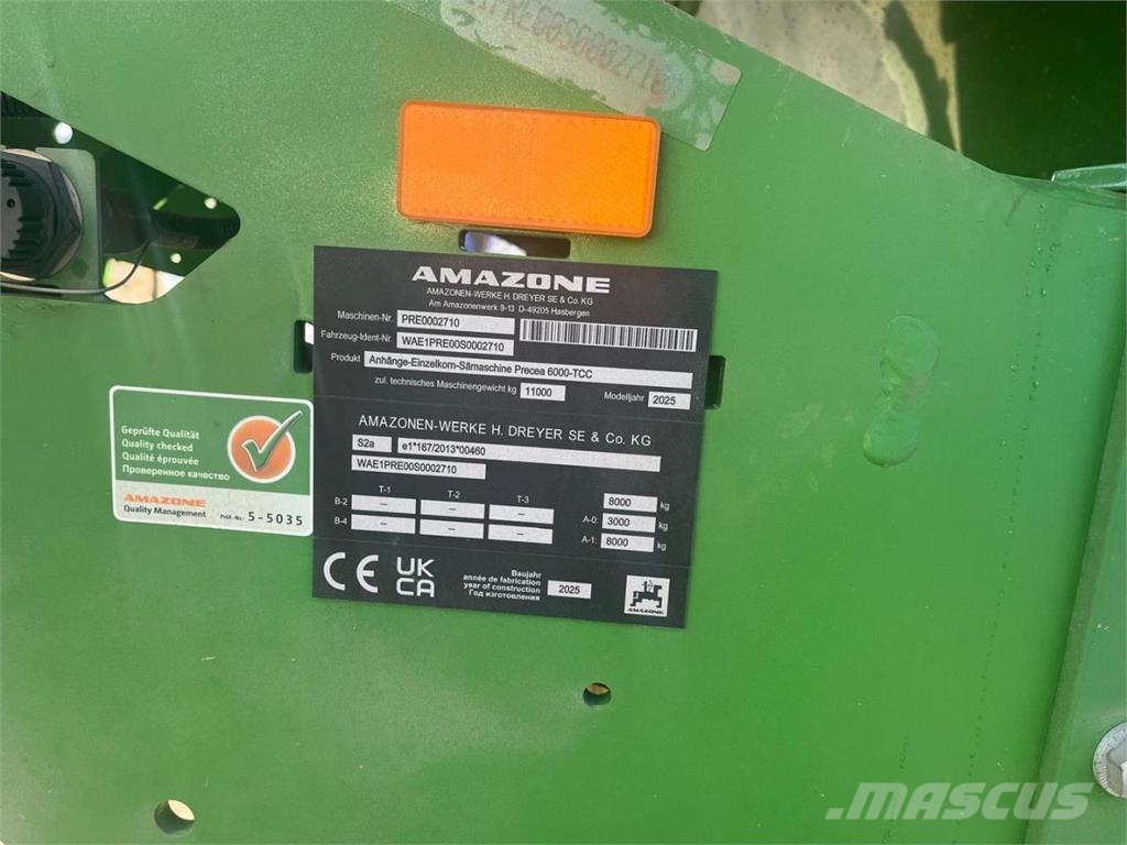 Amazone Precea 6000-TCC Precision sowing machines