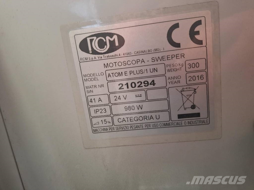 RCM Atom E Plus/1 UN Barredoras