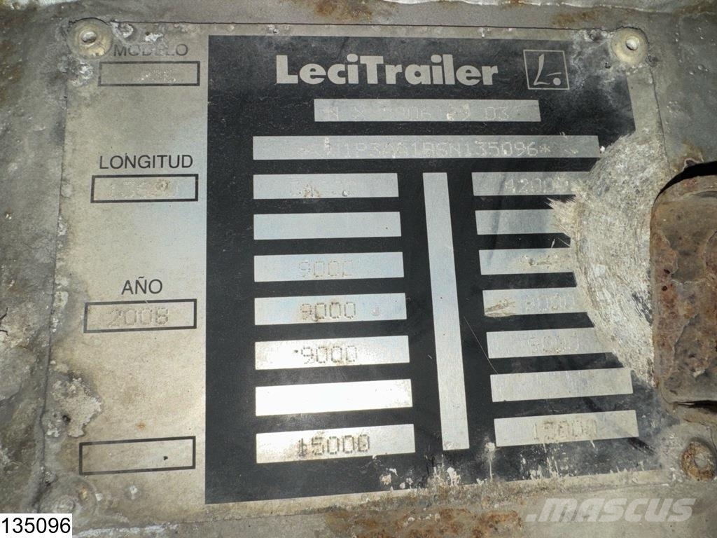 Lecitrailer Tautliner Lift axle Kapelltrailer