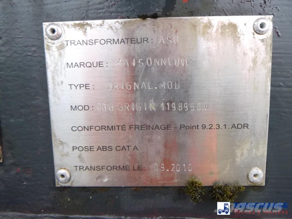 Maisonneuve Chemical tank inox 34.6 m3 / 1 comp Autocisternas