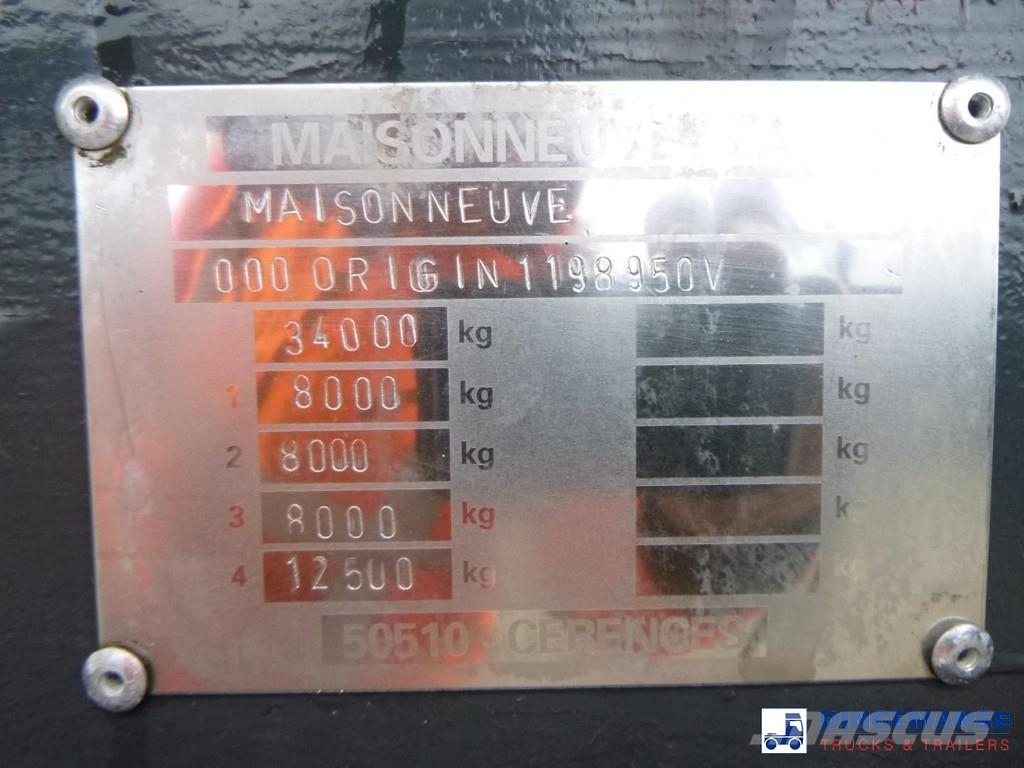 Maisonneuve Chemical tank inox 34.6 m3 / 1 comp Autocisternas