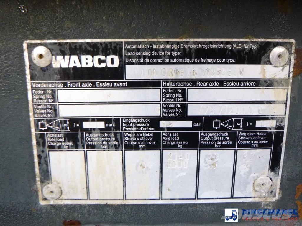 Maisonneuve Chemical tank inox 34.6 m3 / 1 comp Autocisternas