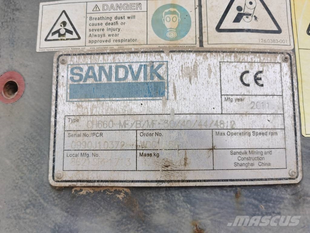 Sandvik CH 660 Purustid