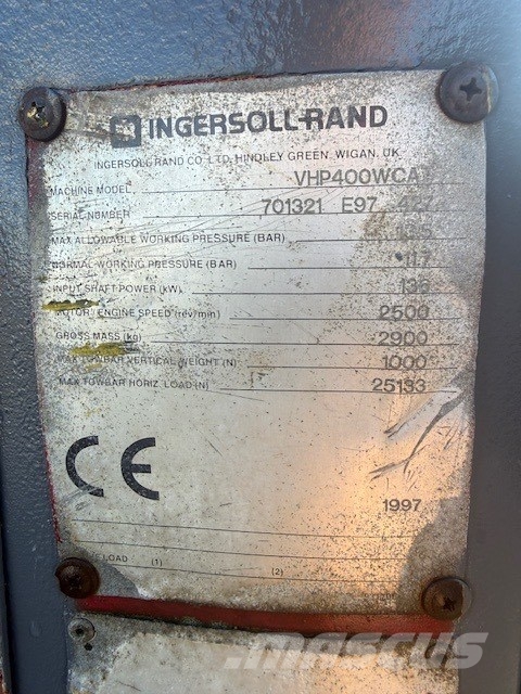 Ingersoll Rand VHP 400 WCU cat engine 11.7bar コンプレッサー