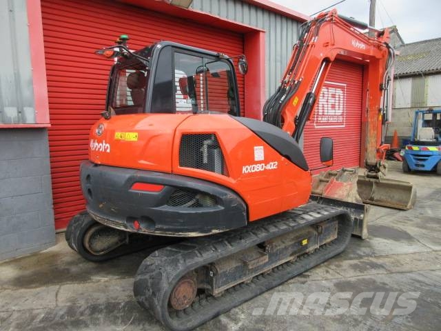 Kubota KX 080-4α2 Väikeekskavaatorid 7t-12t