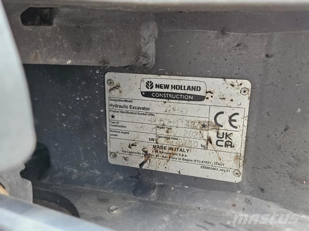 New Holland E25D minikraan ミニクレーン