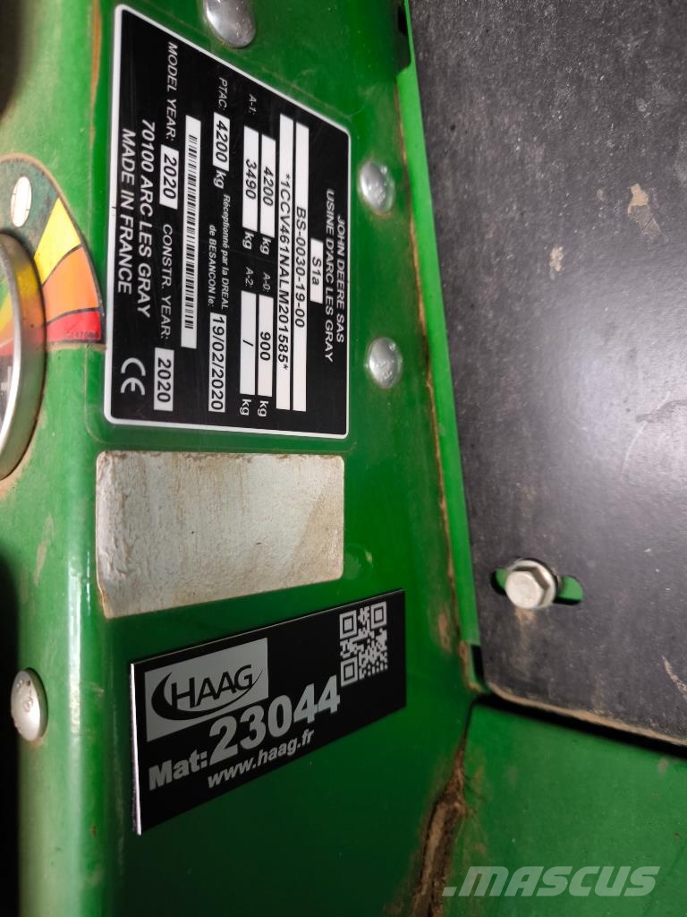 John Deere V461M Pyöröpaalaimet