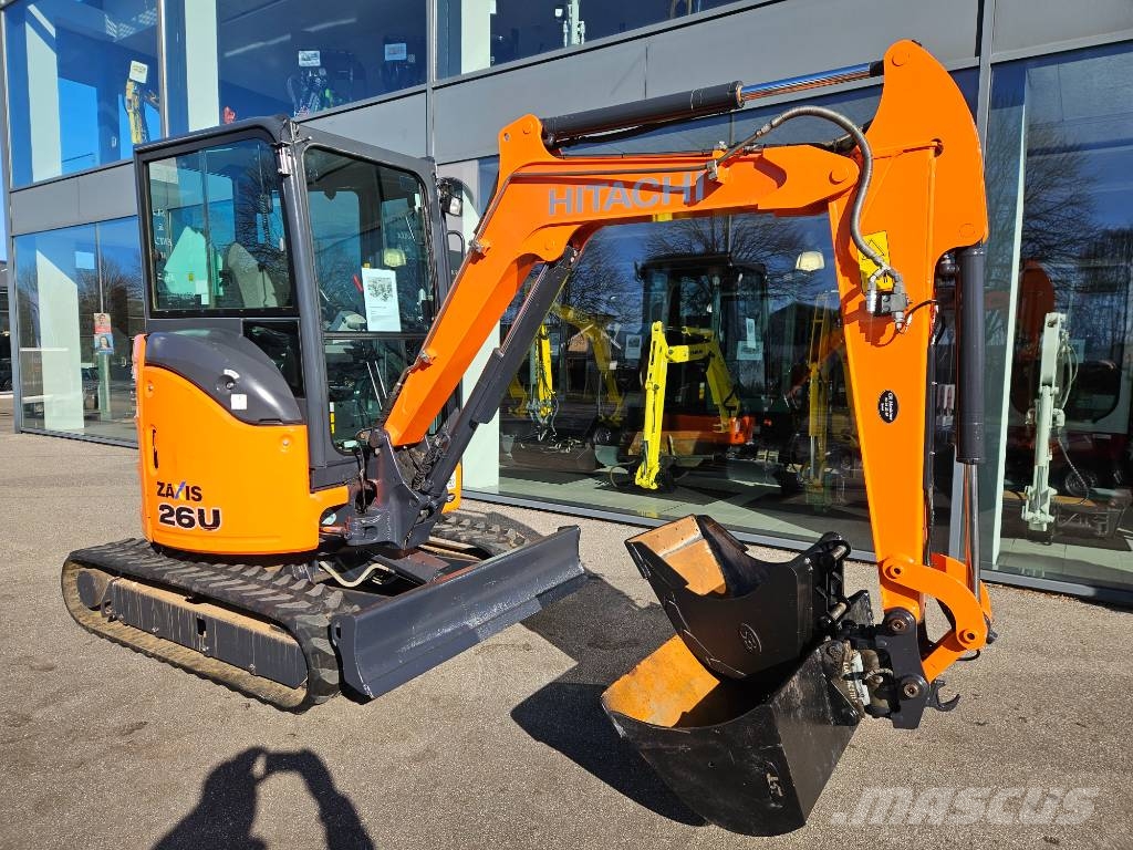 Hitachi ZX 26 U-5 A CR, 2018, Sorø, Denemarken - Tweedehands