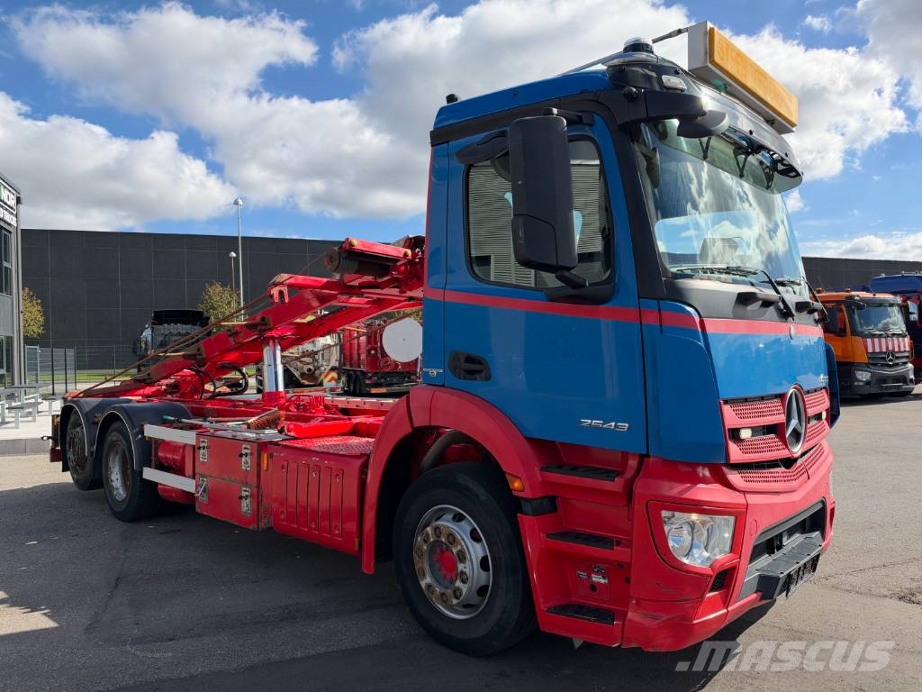 Mercedes Actros 2543 6x2*4 Multilift Kabeļu pacēlājs nomontējamām kravas mašīnām