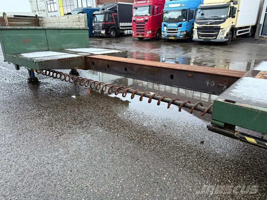 Kromhout 3ADSU-16-27 , LAST AXLE STEERING - 5,7 M EXTENDABL Semirremolques de carga baja