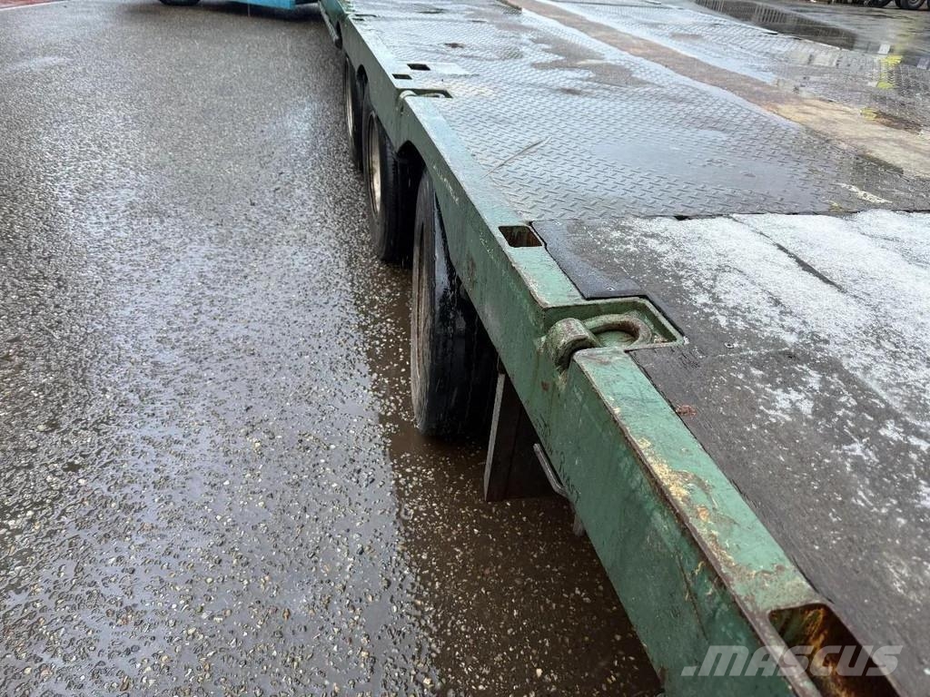 Kromhout 3ADSU-16-27 , LAST AXLE STEERING - 5,7 M EXTENDABL Semirremolques de carga baja