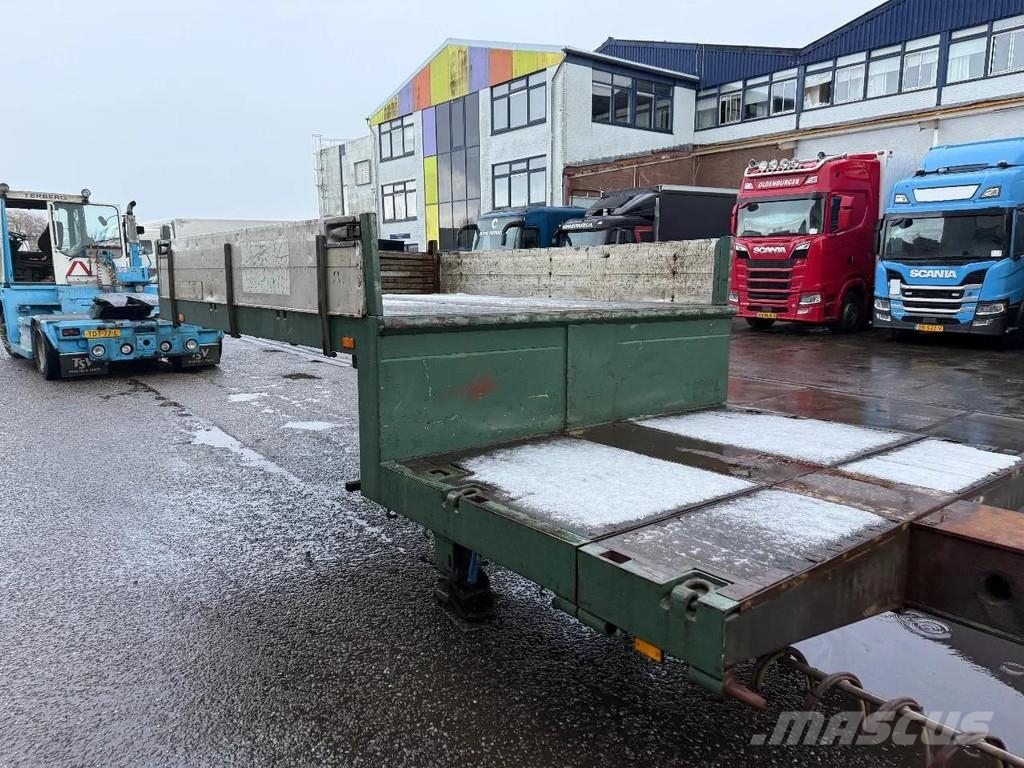 Kromhout 3ADSU-16-27 , LAST AXLE STEERING - 5,7 M EXTENDABL Semirremolques de carga baja