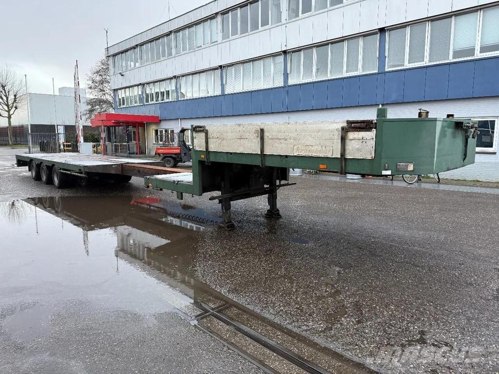 Kromhout 3ADSU-16-27 , LAST AXLE STEERING - 5,7 M EXTENDABL Semirremolques de carga baja