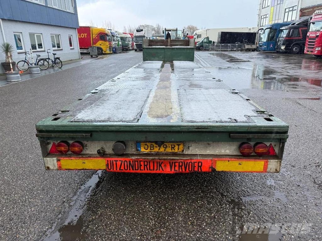 Kromhout 3ADSU-16-27 , LAST AXLE STEERING - 5,7 M EXTENDABL Semirremolques de carga baja
