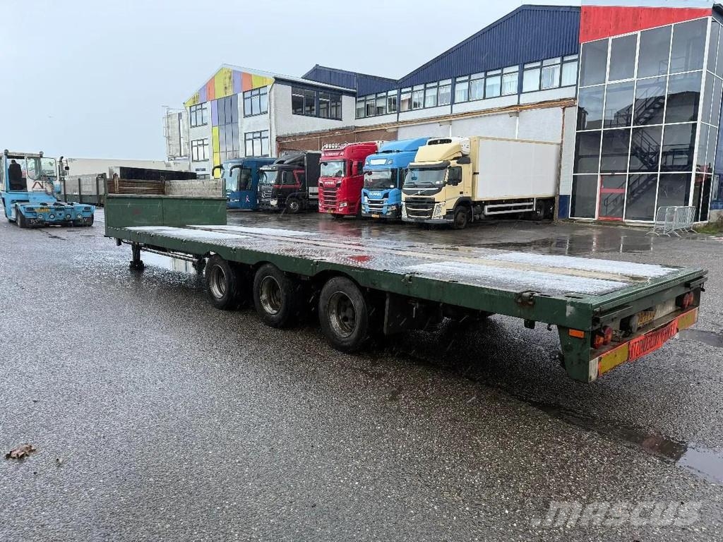Kromhout 3ADSU-16-27 , LAST AXLE STEERING - 5,7 M EXTENDABL Semirremolques de carga baja