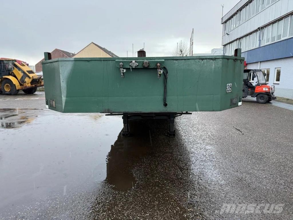 Kromhout 3ADSU-16-27 , LAST AXLE STEERING - 5,7 M EXTENDABL Semirremolques de carga baja
