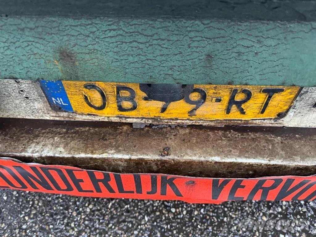 Kromhout 3ADSU-16-27 , LAST AXLE STEERING - 5,7 M EXTENDABL Semirremolques de carga baja