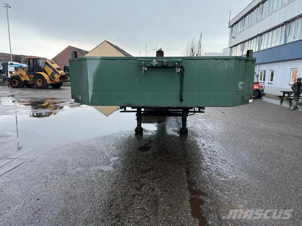 Kromhout 3ADSU-16-27 , LAST AXLE STEERING - 5,7 M EXTENDABL Semirremolques de carga baja