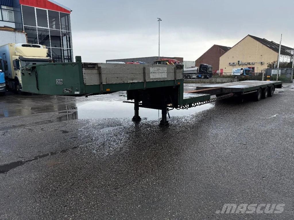 Kromhout 3ADSU-16-27 , LAST AXLE STEERING - 5,7 M EXTENDABL Semirremolques de carga baja