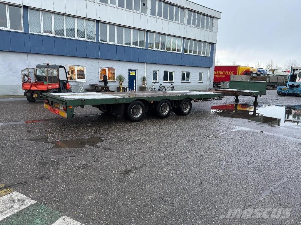 Kromhout 3ADSU-16-27 , LAST AXLE STEERING - 5,7 M EXTENDABL Semirremolques de carga baja