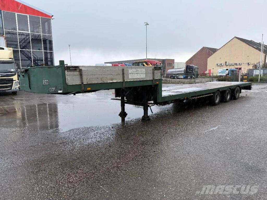 Kromhout 3ADSU-16-27 , LAST AXLE STEERING - 5,7 M EXTENDABL Semirremolques de carga baja