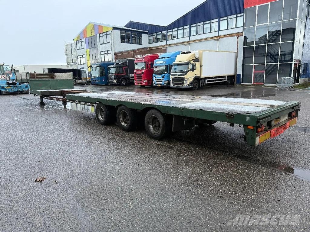 Kromhout 3ADSU-16-27 , LAST AXLE STEERING - 5,7 M EXTENDABL Semirremolques de carga baja