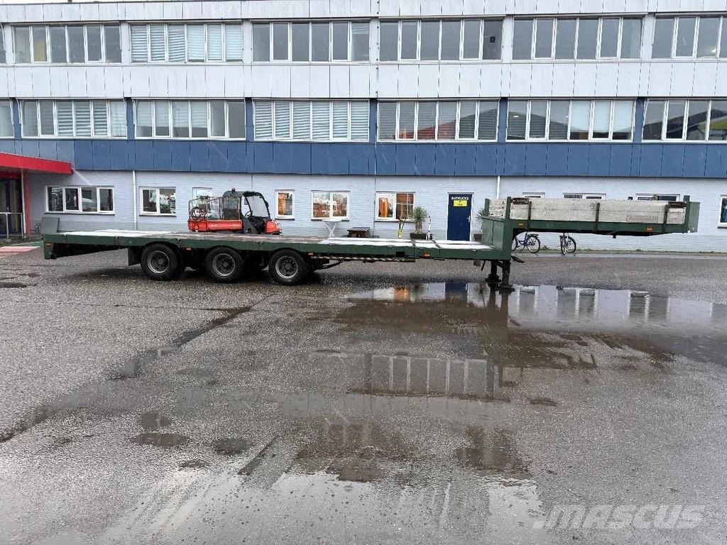 Kromhout 3ADSU-16-27 , LAST AXLE STEERING - 5,7 M EXTENDABL Semirremolques de carga baja