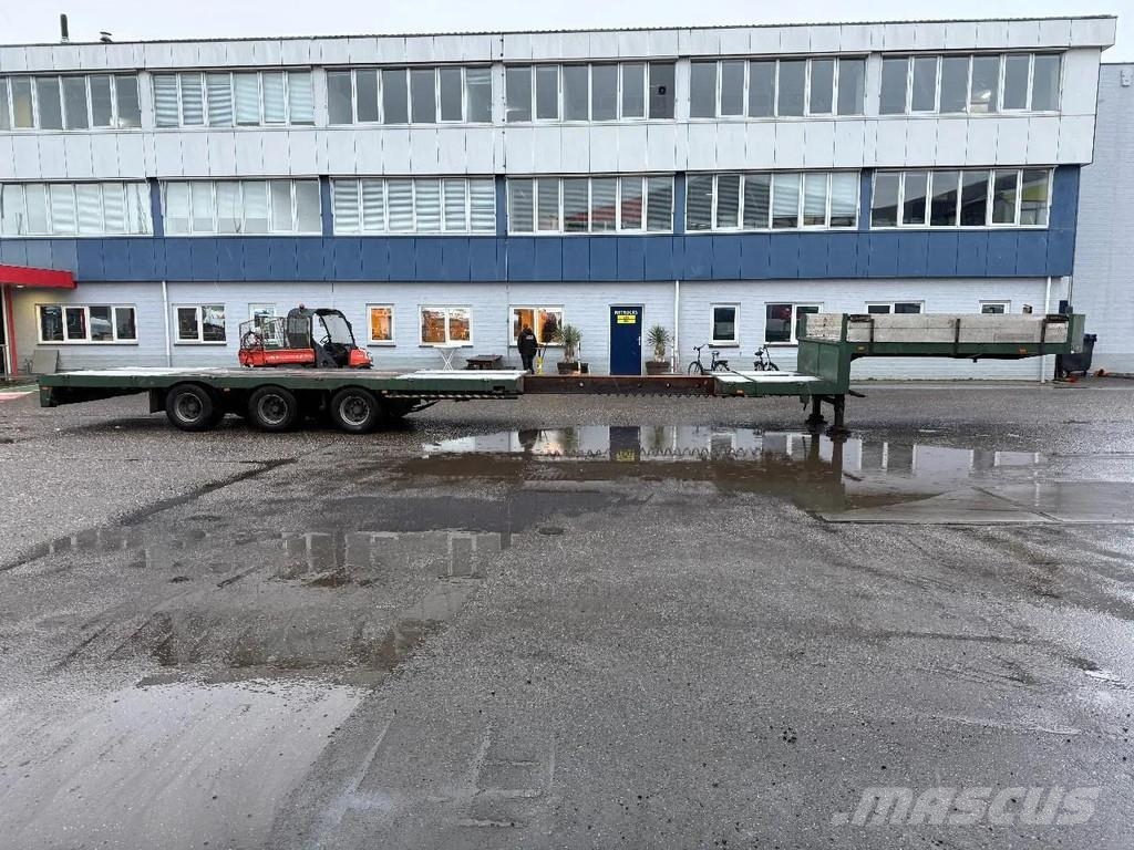 Kromhout 3ADSU-16-27 , LAST AXLE STEERING - 5,7 M EXTENDABL Semirremolques de carga baja