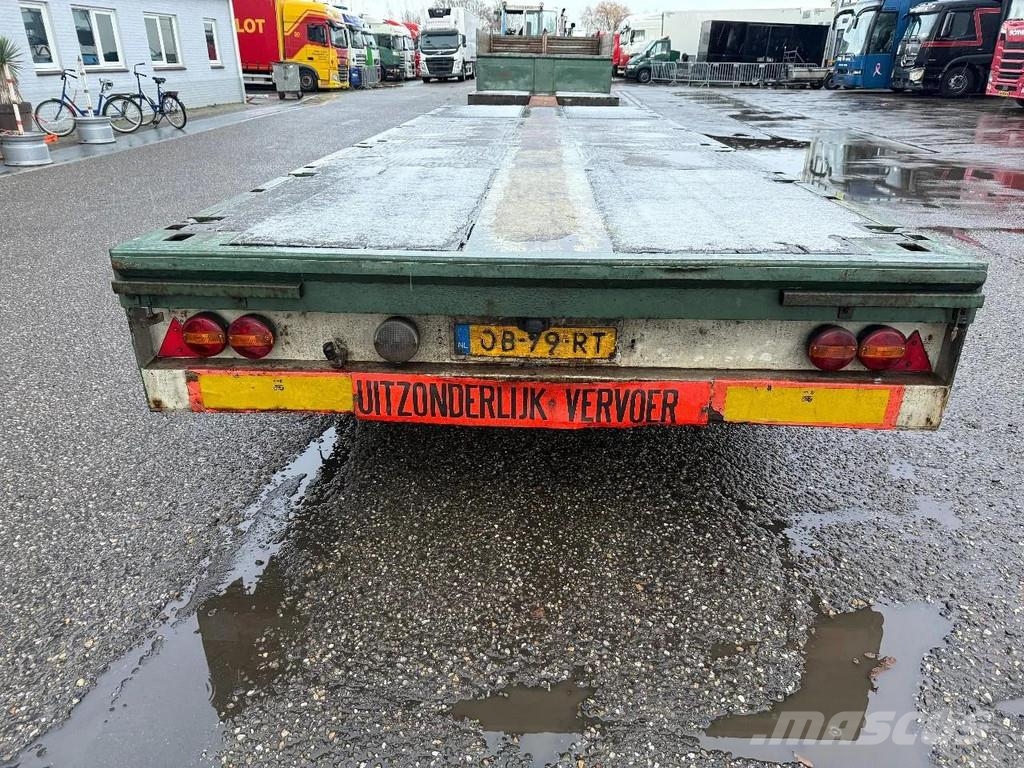 Kromhout 3ADSU-16-27 , LAST AXLE STEERING - 5,7 M EXTENDABL Semirremolques de carga baja