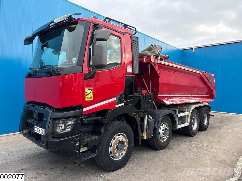 Renault C 440 8x4, EURO 6, Reduction, Steel Kipper
