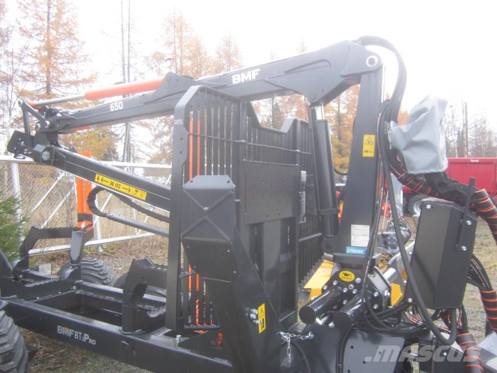 BMF 650 + 8T2 Metsävaunu Metsaveohaagised