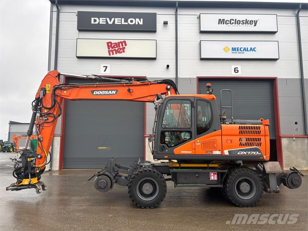 Doosan DX170W-5 artic KISKOKONE Pyöräkaivukoneet