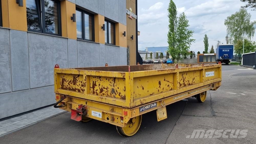 Chieftain Container railway platform 5M Rail Sjöcontainers
