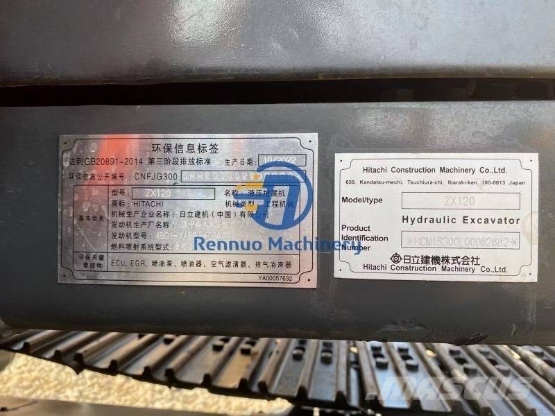 Hitachi ZX 120 Escavadeiras de esteiras