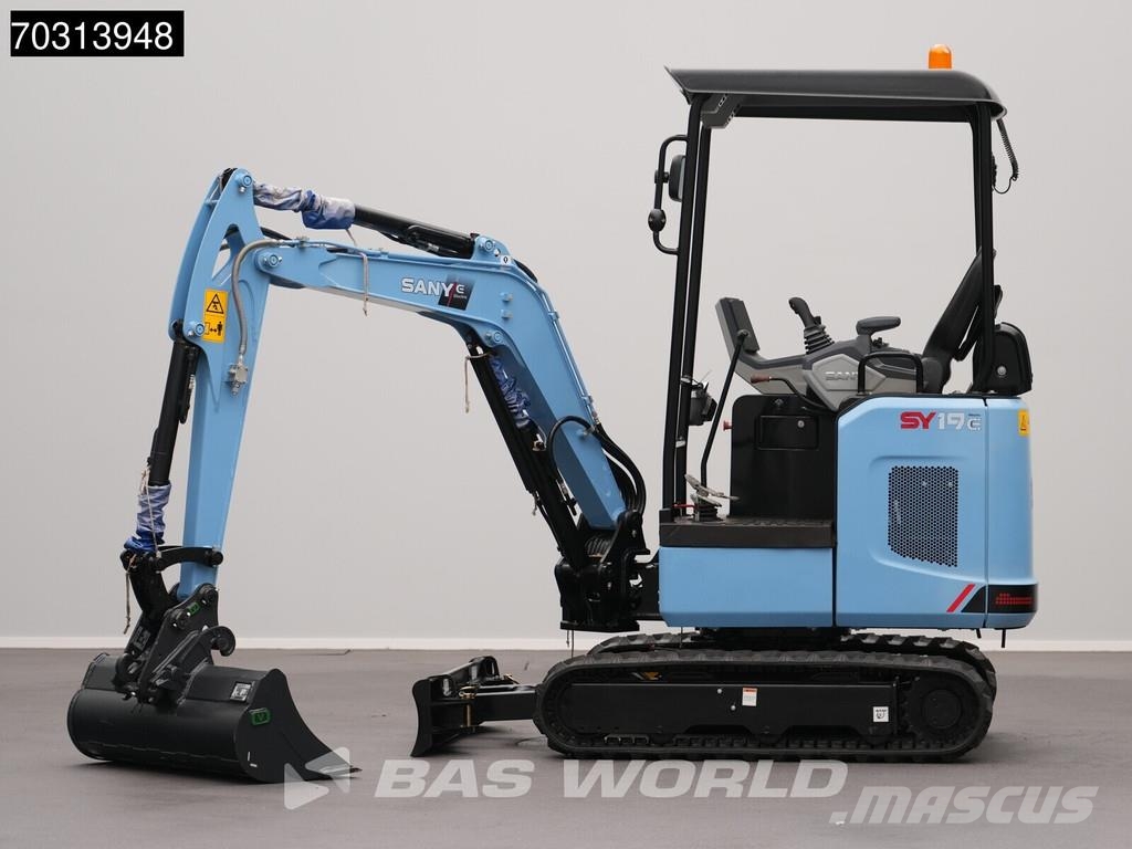 Sany SY19 E 22 kWh - CW/3 Buckets - Lithium-ion Miniescavadeiras < 7t (Mini escavadeiras)