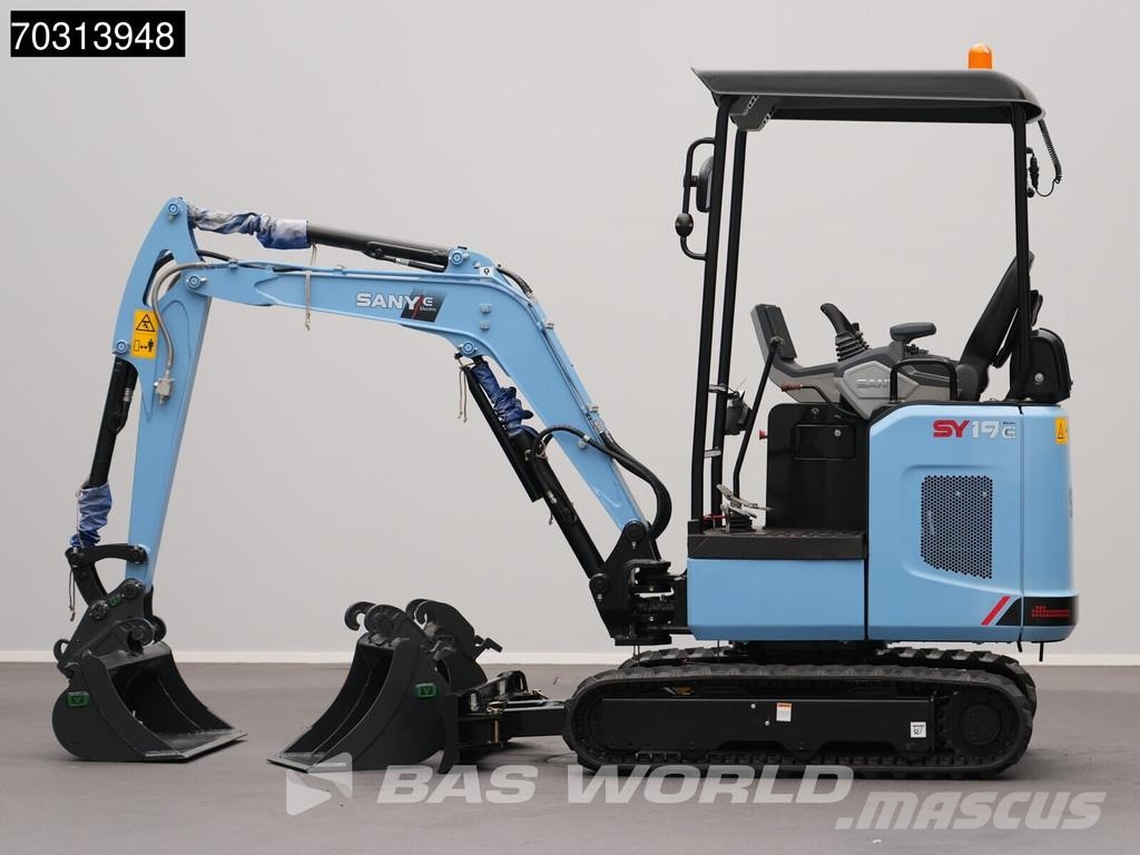 Sany SY19 E 22 kWh - CW/3 Buckets - Lithium-ion Miniekskavaatorid < 7 t