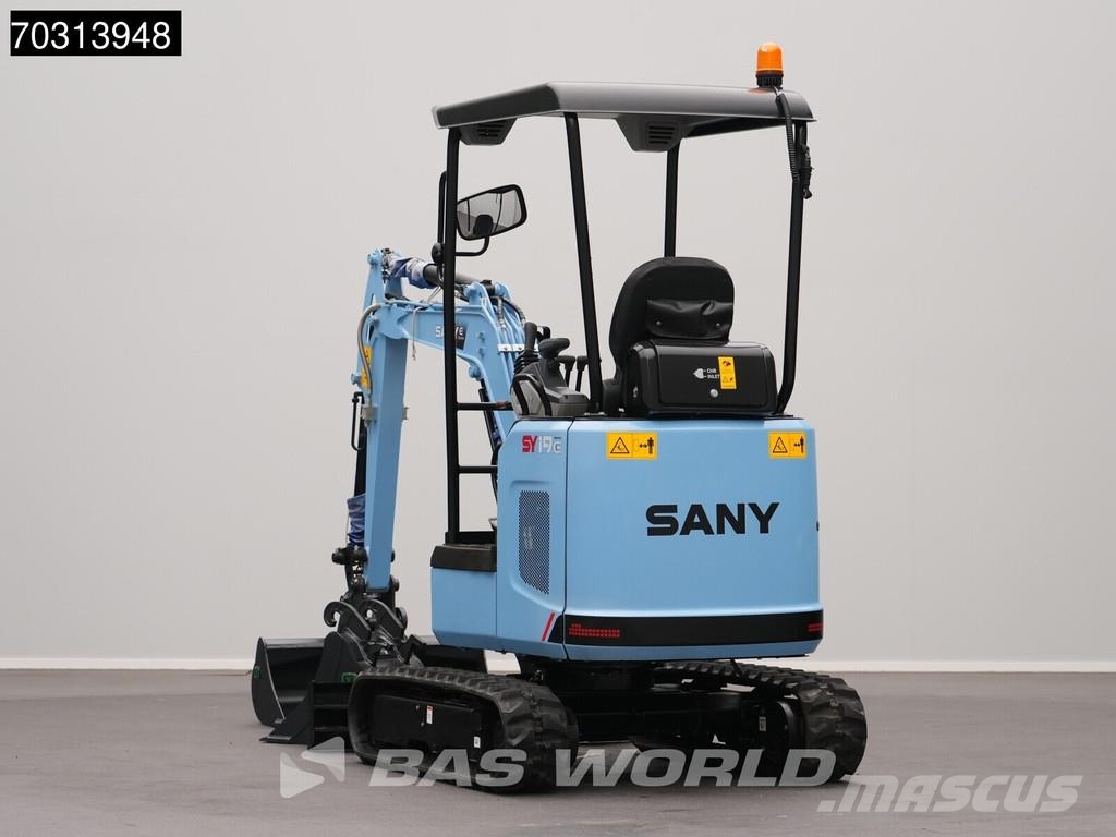 Sany SY19 E 22 kWh - CW/3 Buckets - Lithium-ion Miniescavadeiras < 7t (Mini escavadeiras)