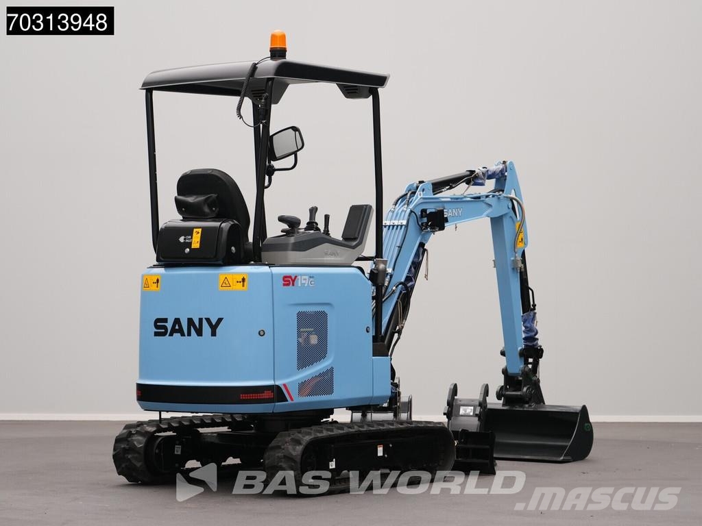 Sany SY19 E 22 kWh - CW/3 Buckets - Lithium-ion Miniekskavaatorid < 7 t